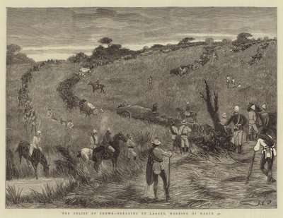 The Relief of Ekowe, breaking up Laager, Morning of 30 March by John Charles Dollman